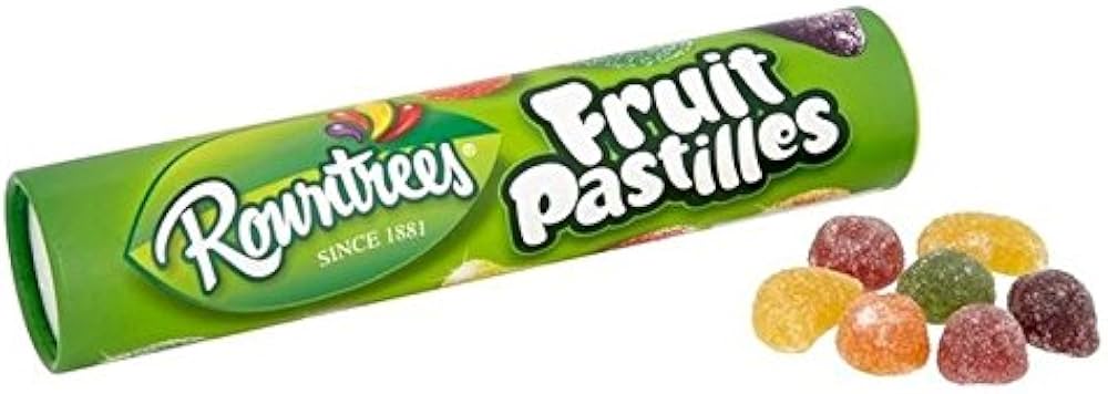 Fruit Pastilles Giant Tubes 115g