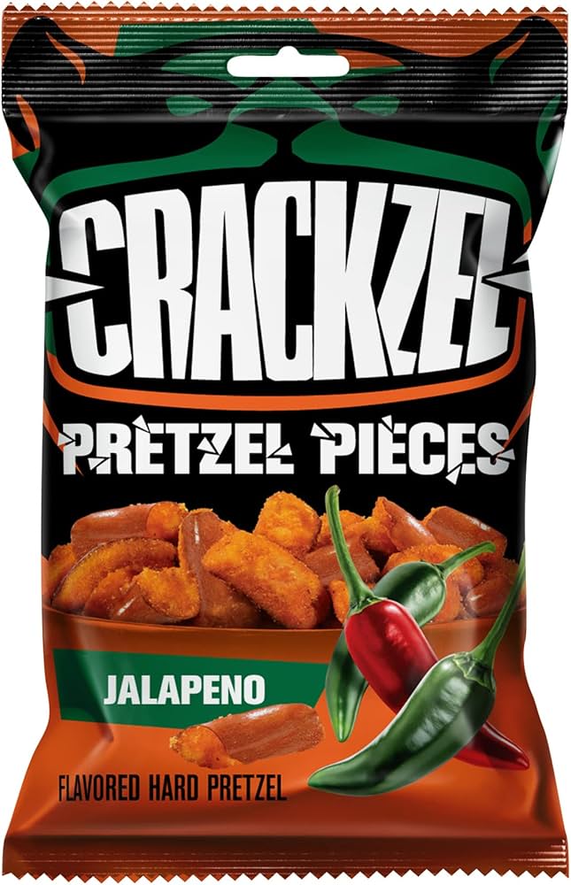 Crackzel Pretzel Jalapeño 85g