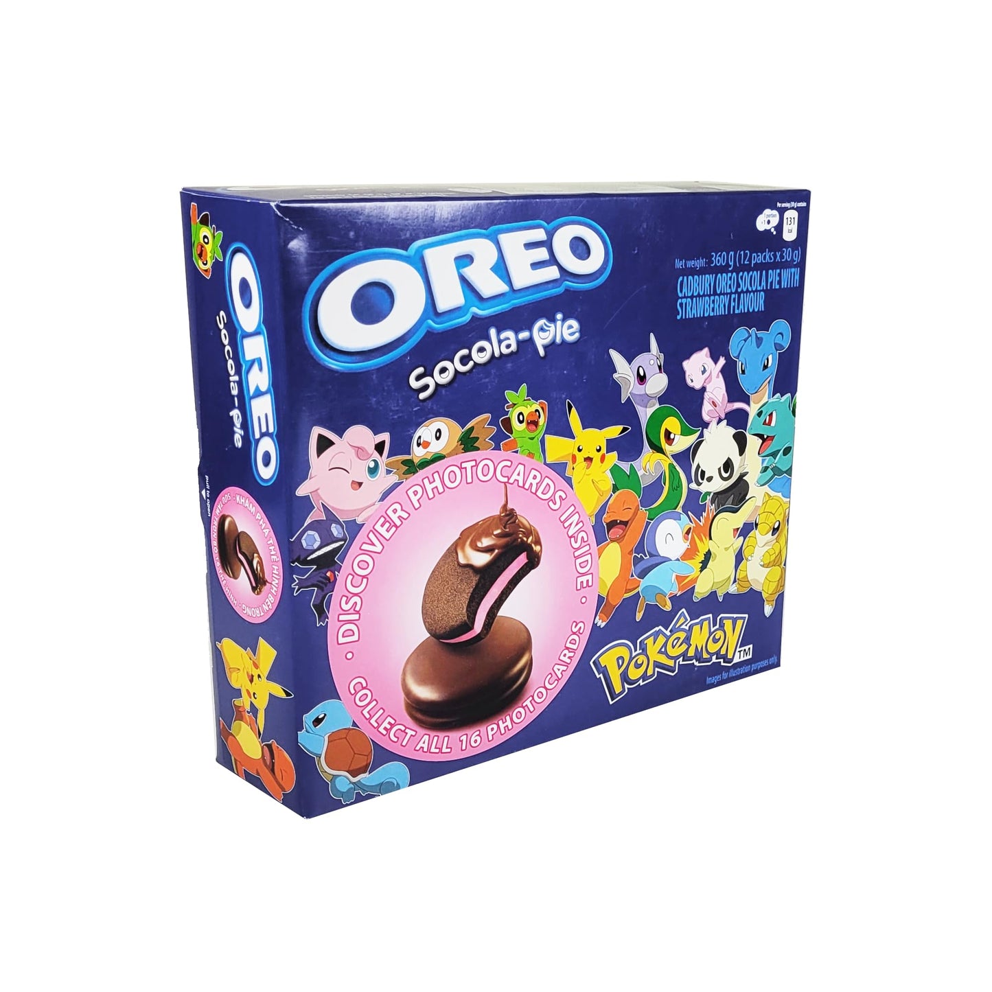 Pokemon Socola Pie – Chocolate Filled Snack Pie – Single Pack (30g)