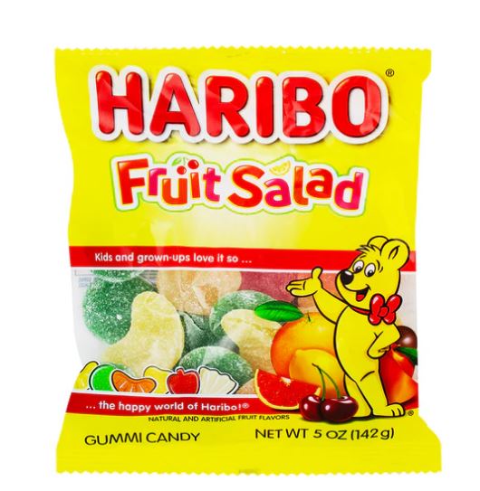 Haribo Fruit Salad Gummy Candy - 5 oz. Regular price $4.99