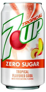 Tropical 7up Zero Sugar 355ml