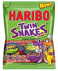 Haribo Twin Snakes 175g