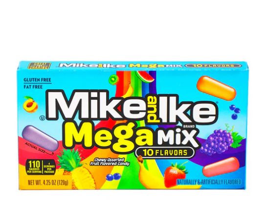 Mike and Ike Mega Mix Theatre Pack - 4.25oz Regular price $3.99