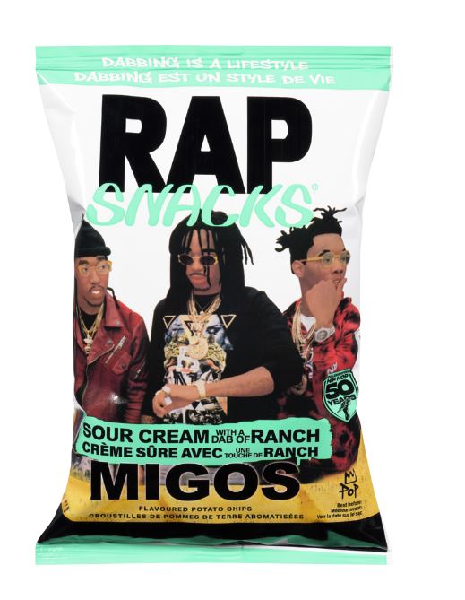 Rap Snacks Migos Sour Cream with Ranch Chips 71g