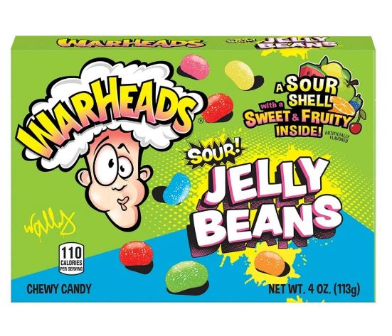 WarHeads Sour Jelly Beans Theatre Pack - 4oz Regular price $3.49
