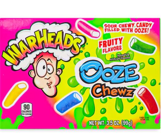 Warheads Ooze Chewz Theater Box - 3.5oz