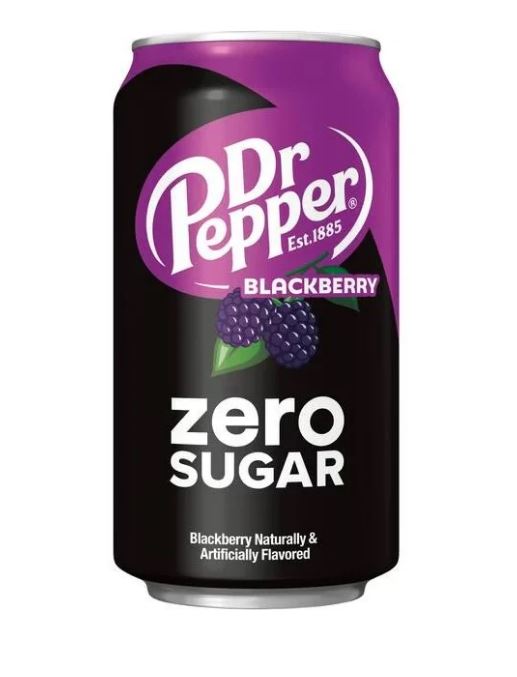Dr Pepper Blackberry Zero Sugar 355ml