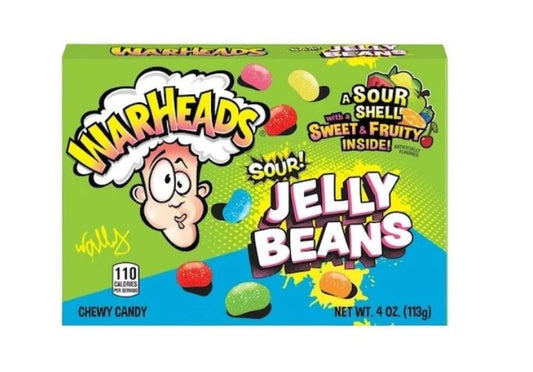 Warheads Sour Jelly Beans Theatre Box 113g