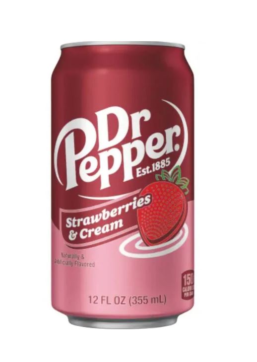 Dr. Pepper Strawberries & Cream 355ml