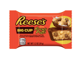 Reeses Big Cup with Reeses Puff