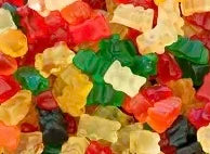 Multicoloured Gummy Bear