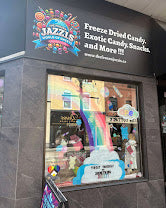 The Frozen Jazzis store exterior and sign