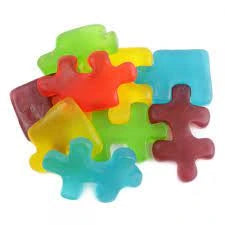 Gummy Puzzle Pieces